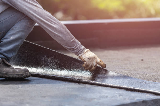 Professional Waterproofing technician working in Dunlap, IN